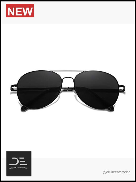 Classic Aviator Sunglasses with Spring Hinges UV400 Protection main image 4